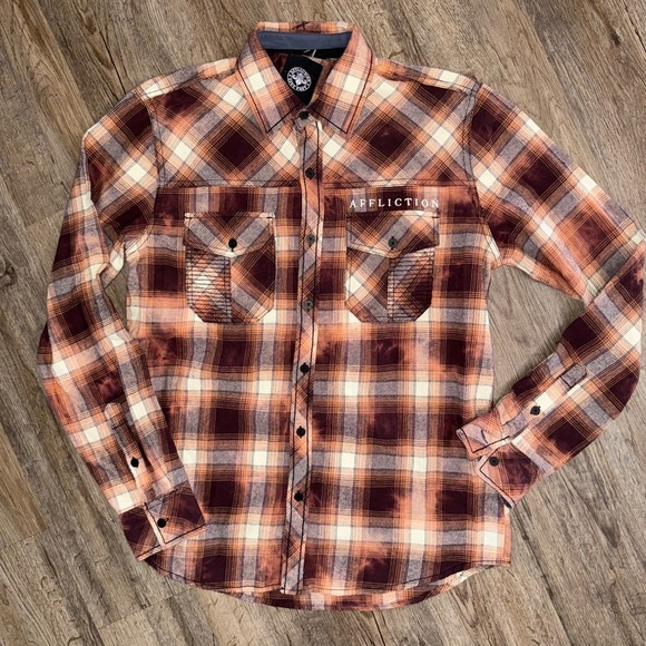 Affliction • Indian Chief Plaid Button Down - Picture 2 of 9